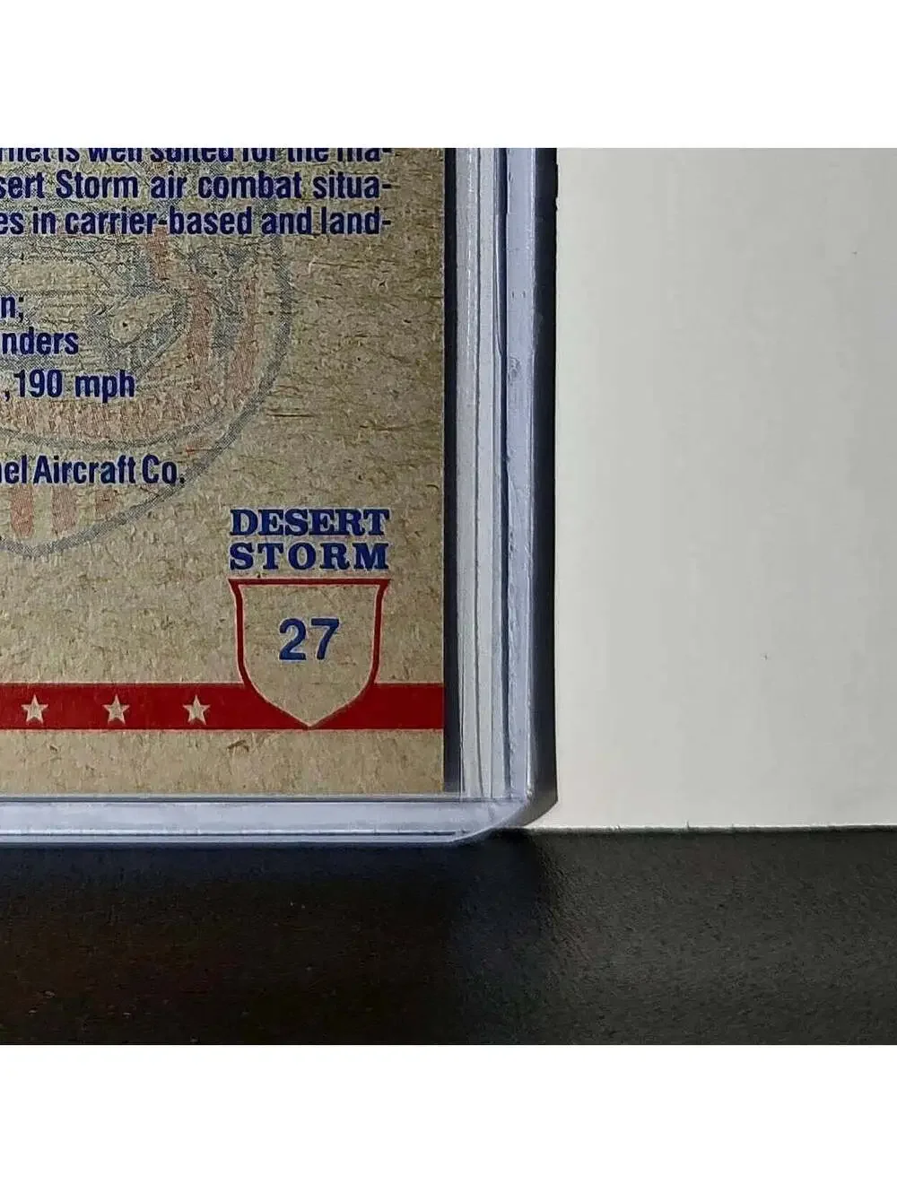 Flying High – The F/A-18 1991 Topps Desert Storm #27 Card - Picture 10 of 10